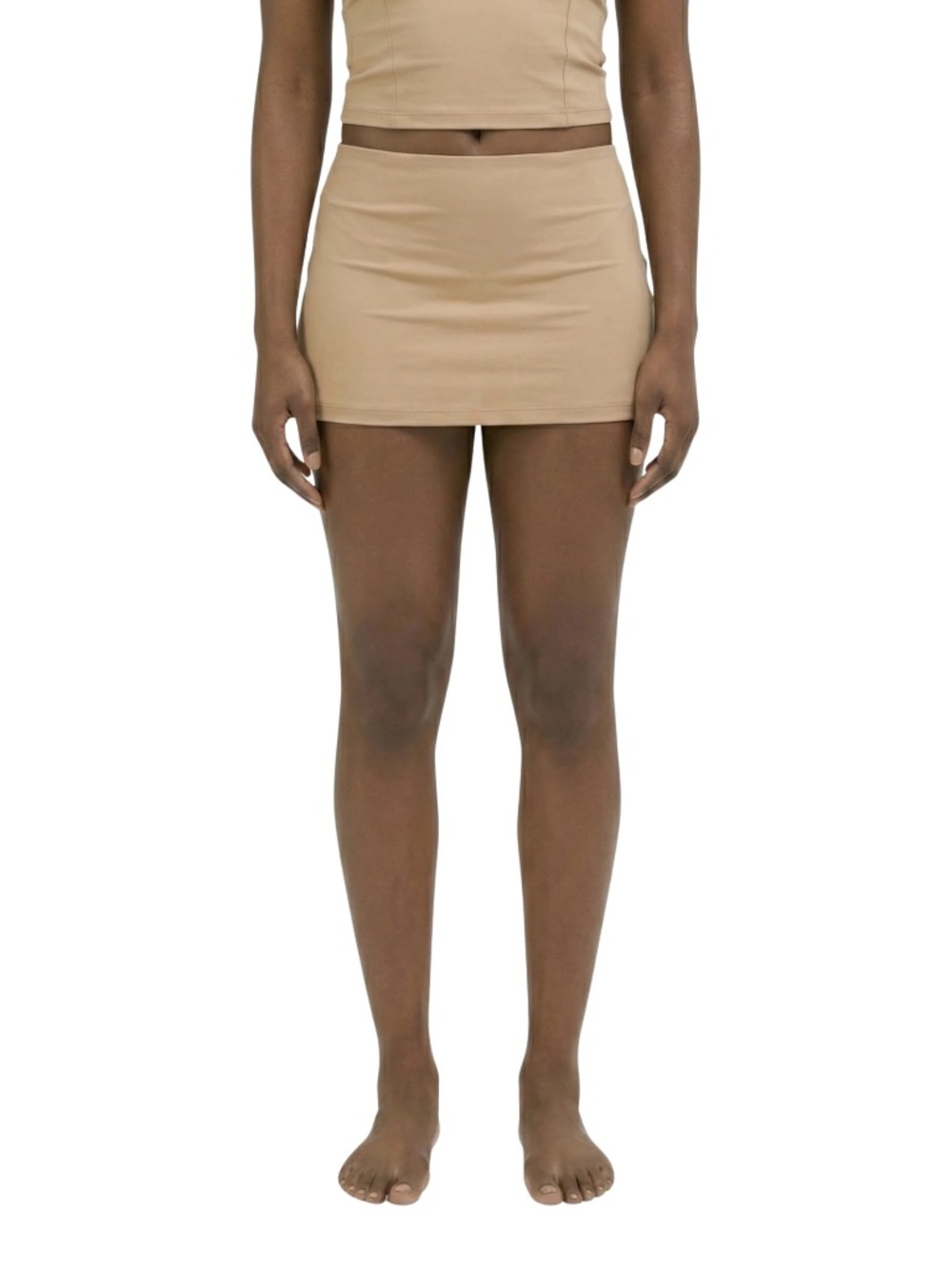 MICRO MINI SKIRT - Camel